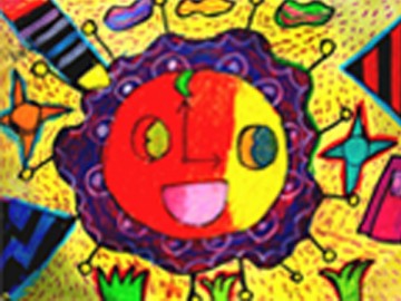 《太阳宝宝》刘晨璐6岁画
