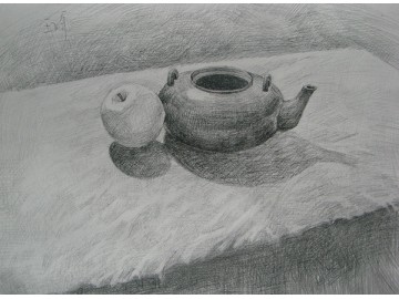 素描写生《壶》王飞宇