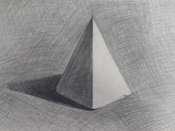 素描石膏体写生  王子威