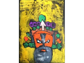 纸版画【脸谱】赵梓丞